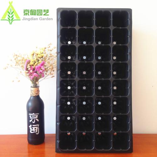 园艺花卉黑色加厚32孔林木育苗穴盘 苗木播种专用穴盘 自产自销